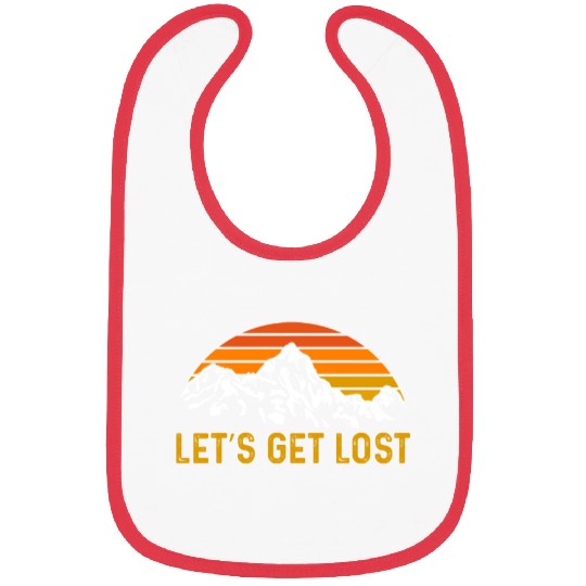 Let us get Lost Wanderlust funny Hiking Bibs