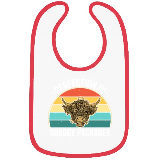 Perfection In Shaggy Packages Highland Cow Bibs