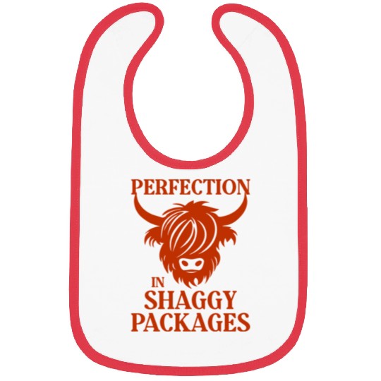 Perfection In Shaggy Packages Highland Cow Bibs