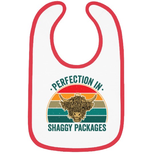 Perfection In Shaggy Packages Highland Cow Bibs