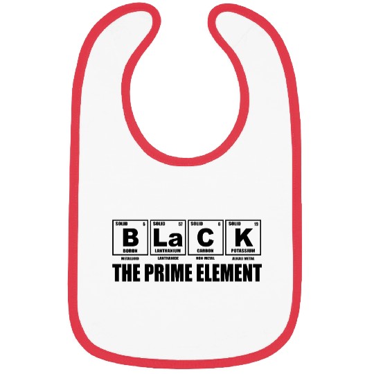 Black the Prime Element Bibs