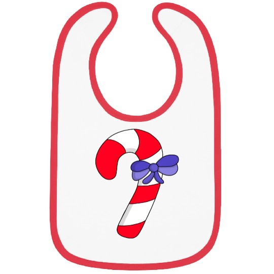 Candy cane 80s Bibs