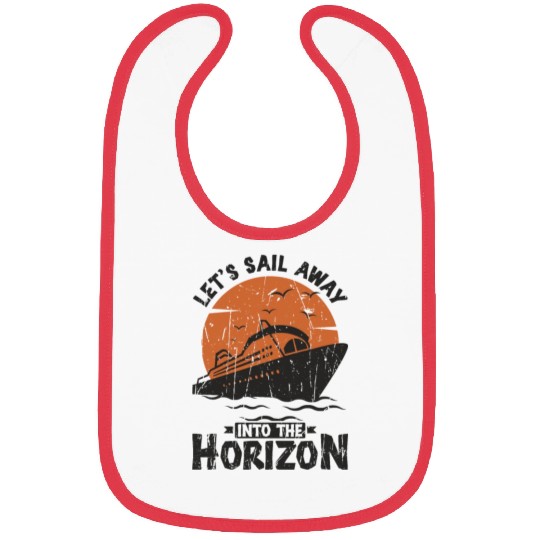 Let's sail away into the horizon - Cruise Bibs