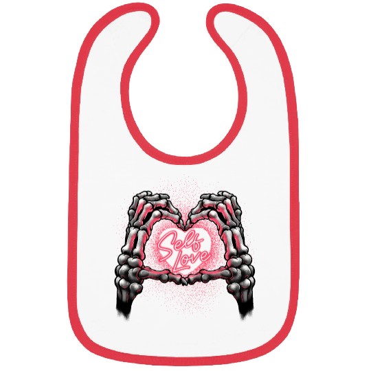 Self Love Bones Heart Bibs