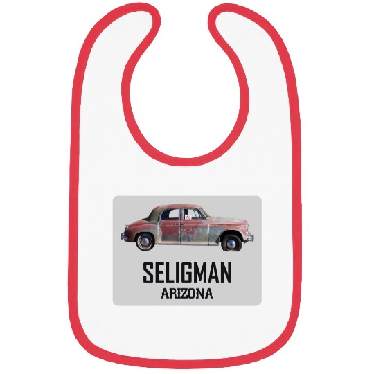 Old car city of Seligman in Arizonna, US Route 66 Bibs