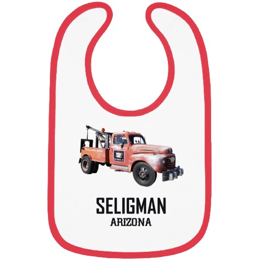 Old car city of Seligman in Arizonna, US Route 66 Bibs