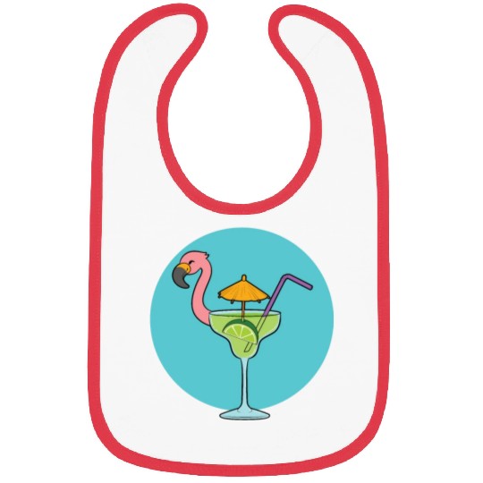 Flamingo Cocktail Bibs