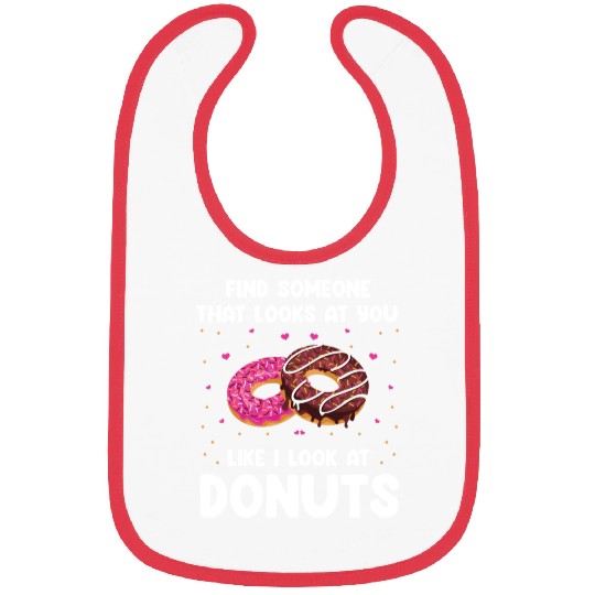 Donuts Love Design Bibs