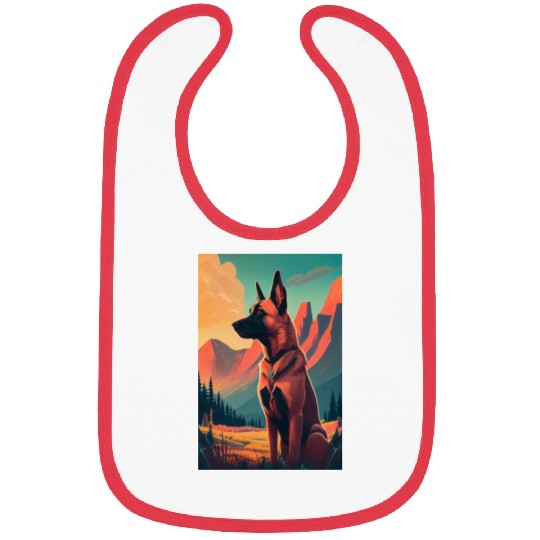 Belgian Malinois Nature Bibs