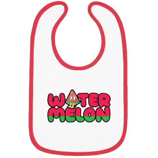 Sweet watermelon typography. Bibs