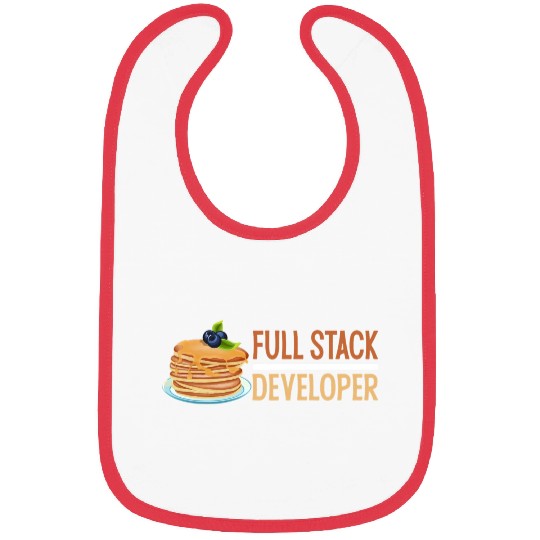 Computer Science Programmer Coder Funny Full Stack Bibs