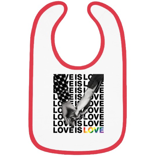 LOVE IS LOVE Bibs