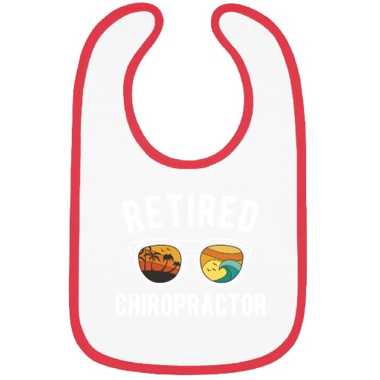 Beachy Retirement Fun for Childcare Worker Bibs