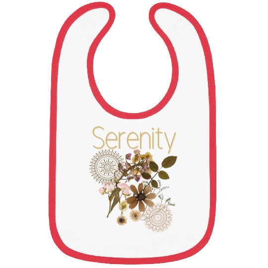 Serene Meditation Brown Monochromatic Color Scheme Bibs