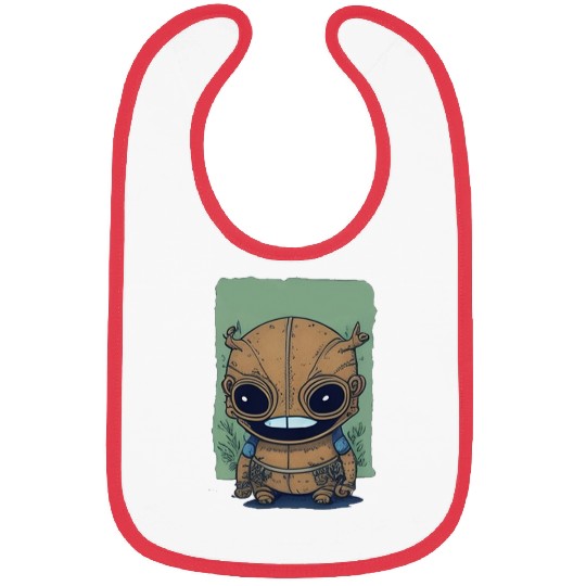 Wanted Monsters Bibs