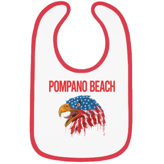 USA Eagle Pompano Beach humor Bibs