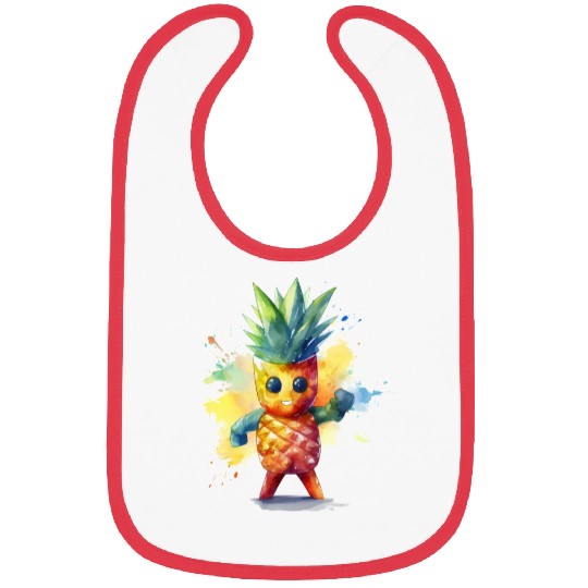Pineapple Hero Bibs