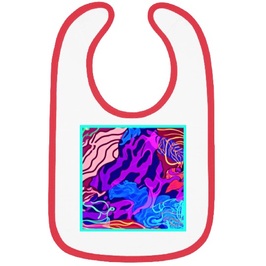 Ocean Nature Painting Bibs