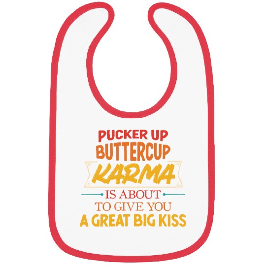 Pucker Up Buttercup Karma Bibs