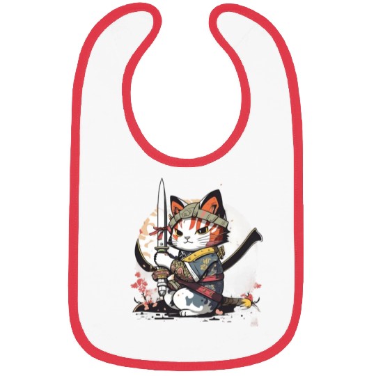 The Battlefield: A Samurai Cat's Tale Bibs