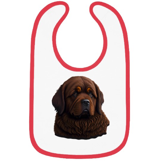 Brown Newfie Bibs