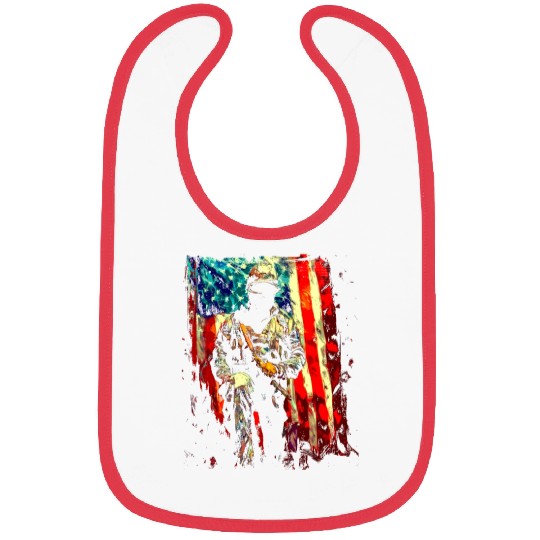 Veteran American Soldier Bibs