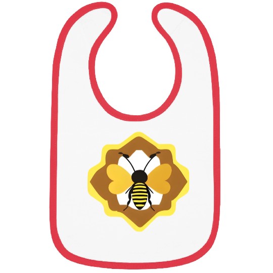 Vintage Retro Bee Design Bibs