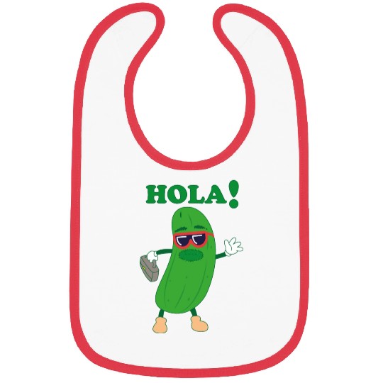 Mr cucumber Bibs