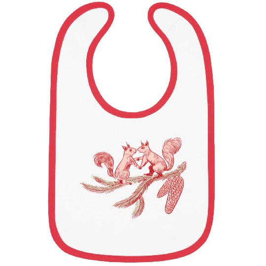 Squirrel Dance Bibs