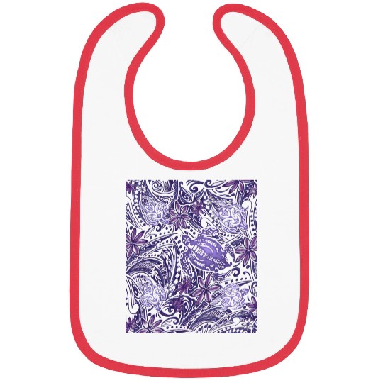 Hawaiian Honu - Turtle collage 4422 Bibs