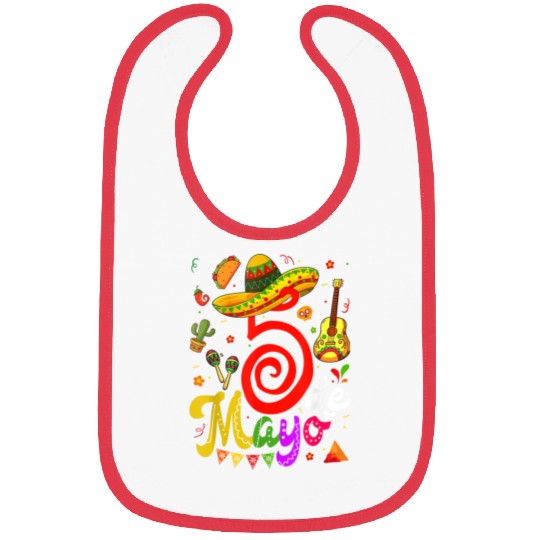 Cinco De Mayo Fiesta Surprise Camisa 5 De Mayo Viv Bibs
