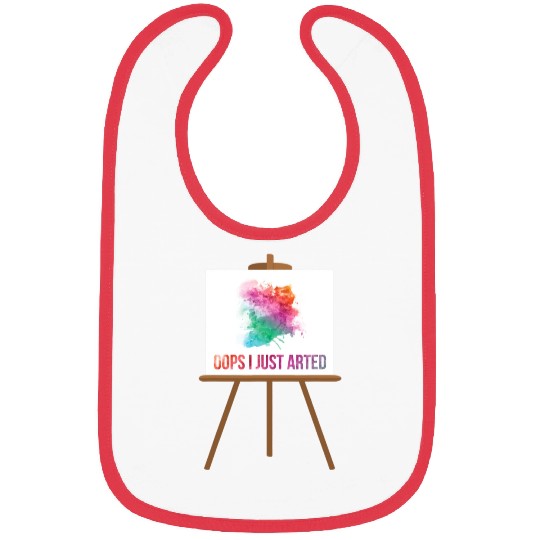 Funny Gift For An Artist Or An Art Teacher Bibs