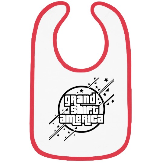 Unique Gta Parody Grand Shift America Bibs