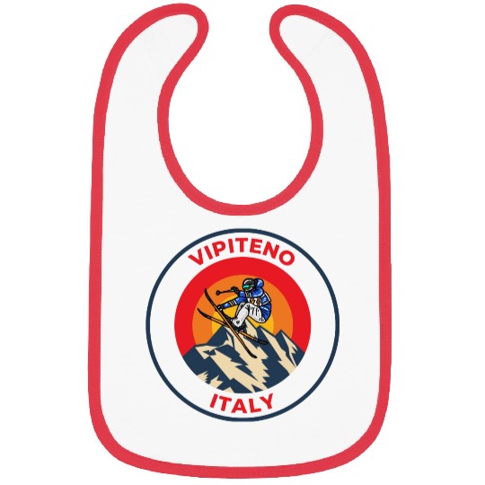 Vintage Cool Skiing in Vipiteno Italy Sunset Bibs