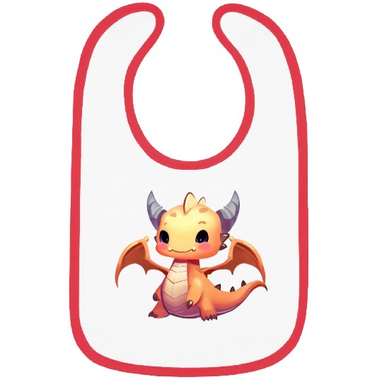 CUTE DRAGON MEDIEVAL PETS LIZARD GECKO ANIMALS Bibs