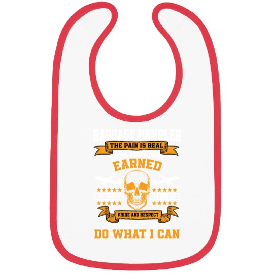 Proud Baggage Handler Saying Aircraft Ramp Agent Bibs