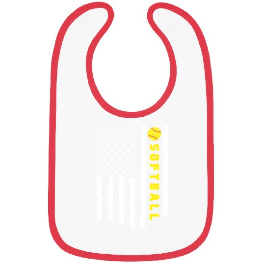 Softball fathers day Bibs