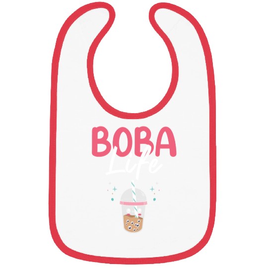 Boba Life Bubble Tea Lover Boba Tea Drinker Korean Bibs