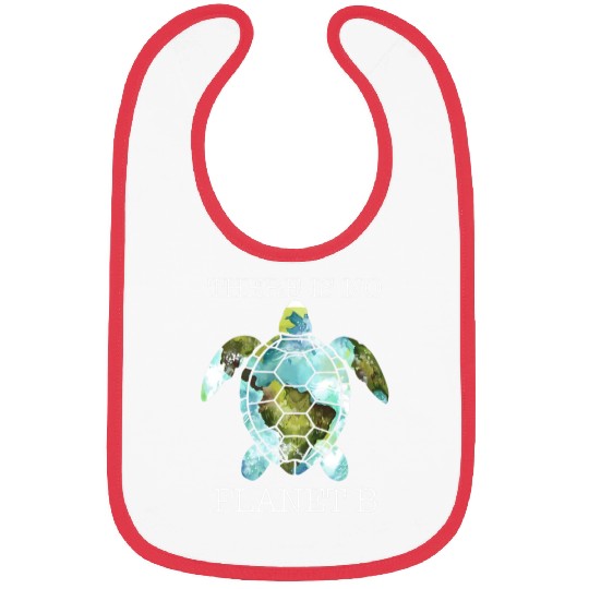 There Is No Planet B Rescue Turtle Lover Bibs