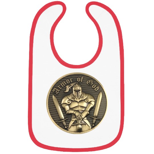 Armor of god christian knight Bibs