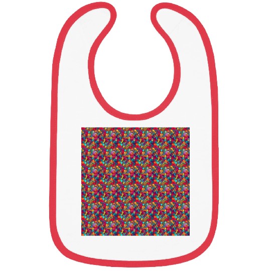 Stained glass pattern Bibs