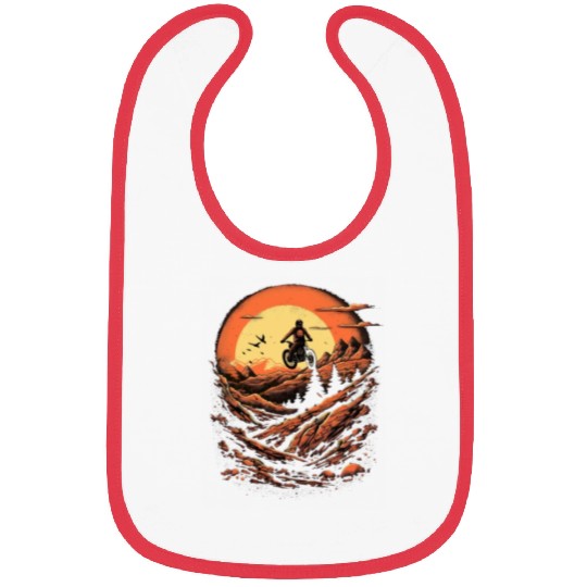 Dirt Bike Mountain Dirt Biking Motocross Biker Bibs