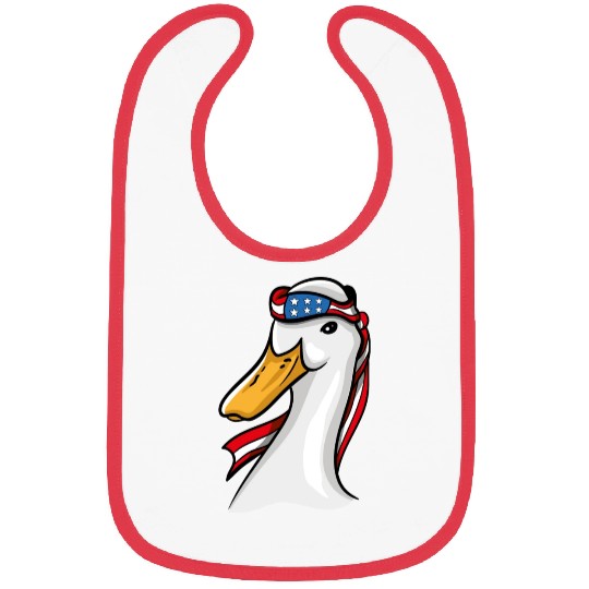 Duck Patriotic USA 1 Bibs