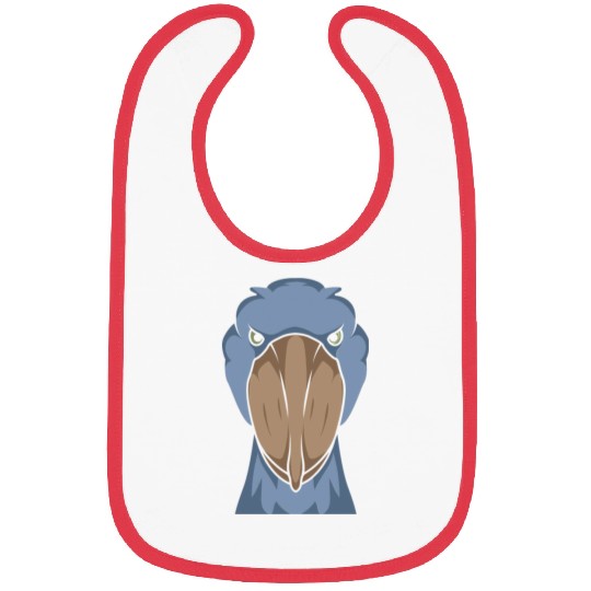 Cartoon Shoebill I Whalehead I Shoebill Bird 1 Bibs