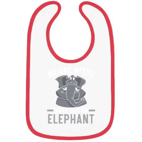 Elephant Lover Wildlife Animal Zoo Zookeeper Bibs