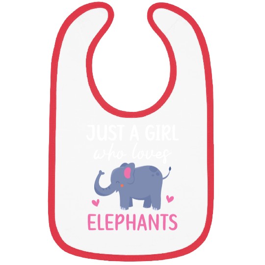 Elephant Lover Wildlife Animal Zoo Zookeeper Bibs