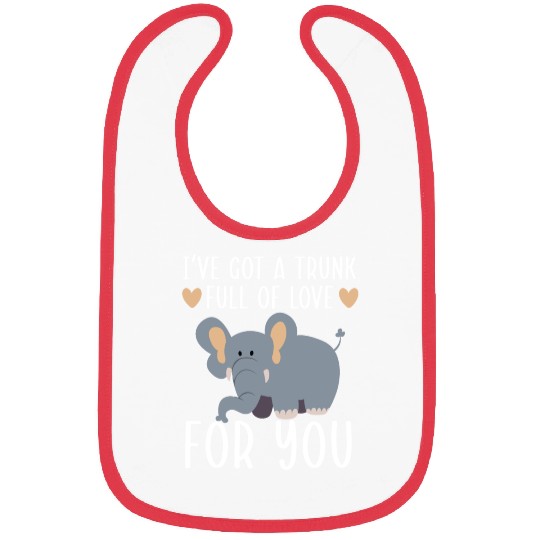 Elephant Lover Wildlife Animal Zoo Zookeeper Bibs