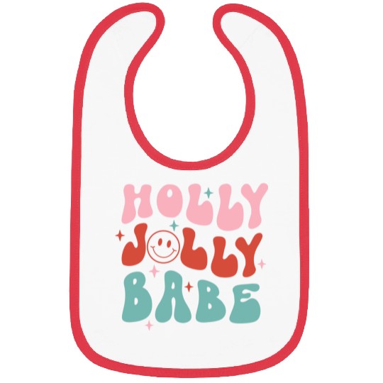 Holly Jolly Babe Bibs