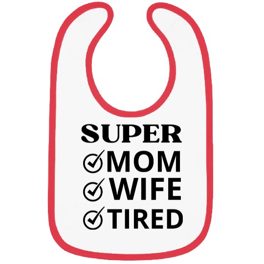 vintage international women's day mom,wife,tired Bibs