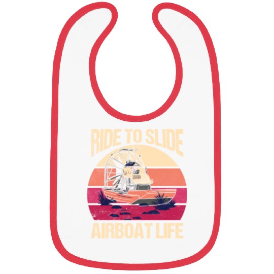 Ride To Slide Airboat Life Propeller Swamp Hydropl Bibs